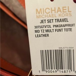 Pink grapefruit Michael Kors handbag